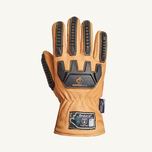SPI Health and Safety  Shock resistant gloves, Kevlar palm